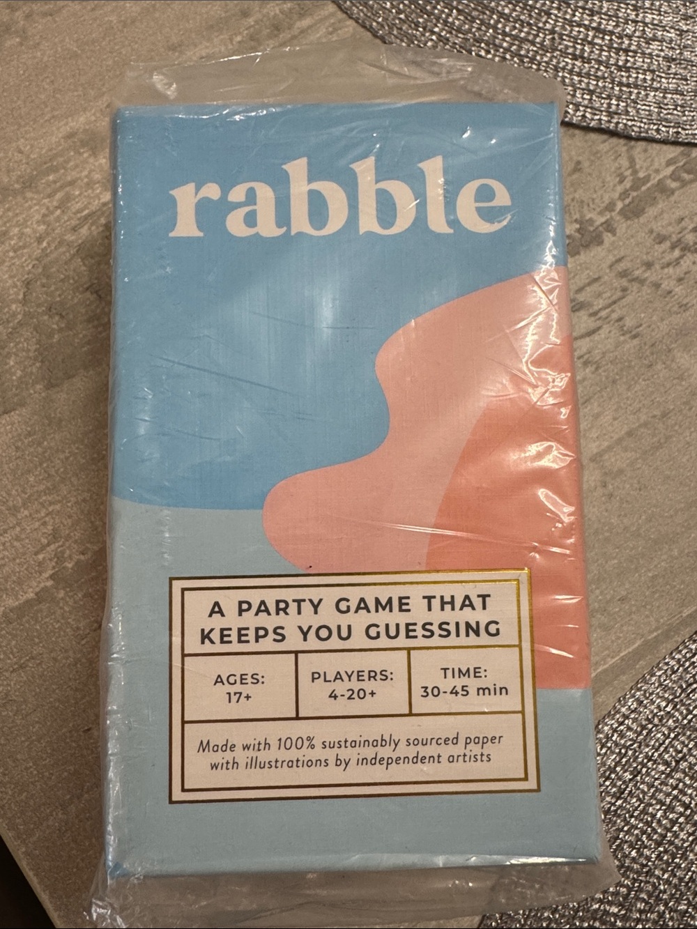 Rabble Party Game - Blue & Pink Box